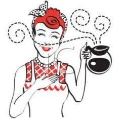 vrouwen koffie
